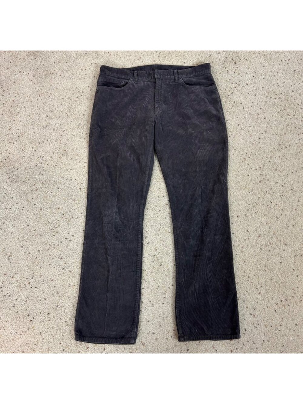 Gap Gray Corduroy Straight Leg Pants Classic Fall Size 34‎ x 30 Men's